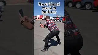 What happens when the Brand Director steps out!? 😂