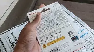 SanDisk 128gb memory card | unboxing|