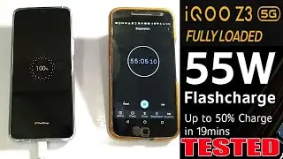 iQOO Z3 Charging Test | 55W Flash Charger | mobiletricks |