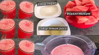 Terbooz Ka Sharbat Recipe | Watermelon Juice in Summer | Eman Fatima Food Secret