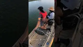 Throwback to Mason & I catching a 4 pound catfish while trolling a Crankbait.