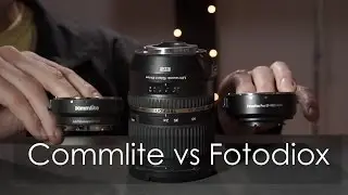 Commlite vs Fotodiox Canon to Sony Adapter