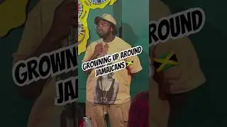 Growing Up Around Jamaicans 🇯🇲🎤: Justo #funnyaf #comedian #relatablecomedy #jamaicancomedy