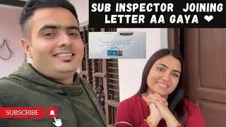 Finally Sub Inspector Ka Joining Letter aa Gaya❤️ || #vlog #familyvlog #indianvlogger #police #upsi