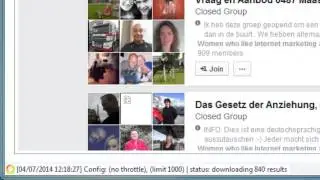 Extreme Lead Finder Demo - Searching For Groups On Facebook