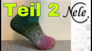 Socken stricken f&uuml;r Anf&auml;nger, Teil 2, Spickel, einfache Couch Kuschelsocken, DIY Anleitung by NeleC.