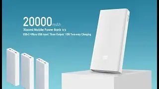 Mi power bank V3 20000 mAh Unboxing with verify