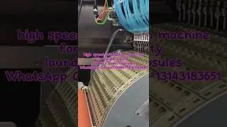 One-stop solution water soluble PVA pods manufacturing machine#PVApodsmaking #laundrypodsmachine