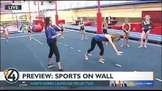 Gymnastics at Spokane Sports on Wall