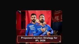 Proposed Auction Strategy for RCB - IPL 2026