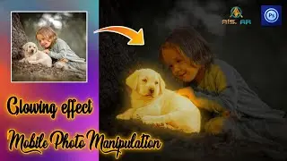 Glowing effect by mobile! Adobe Photoshop touch! Photoshop manipulation by mobile!!! AiS AR!!