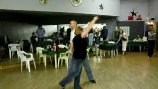 NHSDC.com Bryan and Jeni doing a WCS Hustle Whip variation