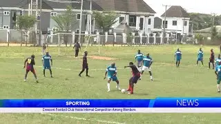 Crescent Football Club Holds Internal Competition Among Members