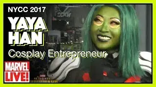 Cosplayer Entrepreneur Yaya Han on Marvel LIVE! NYCC 2017