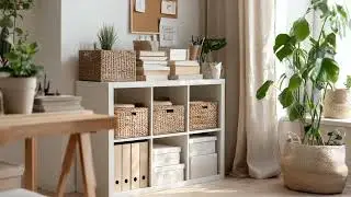 IKEA Small Space Makeover &ndash; Genius Minimalist Office Ideas That Instantly Make Your Room Look Bigger