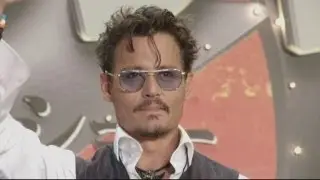 Johnny Depp in Japan for Lone Ranger premiere