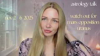Watch out for mars opposition uranus in the sky l november 2025  l astrology talk with Alina Amber