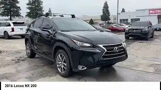 2016 Lexus NX 200 VIN G2030831PX Used FRESNO HYUNDAI LITHIA VISALIA MADERA CLOVIS REEDLEY DINUBA SH