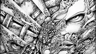 #IAMNOSMALLCREATOR..Animated Pencil Drawings, Trippy Black and white!