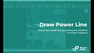 [Draw Power Line] How to design power line with defining position of the poles in Power Path?
