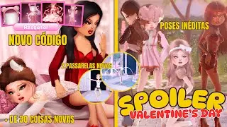 😱 UPDATE DE VALENTINE’S DAY DO DTI! Códigos Novos, Looks Secretos e Spoilers