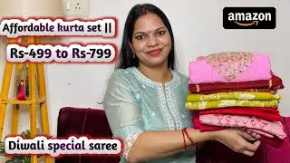 Amazon diwali special kurta set || Affordable kurta set || Rs-599 to Rs-799