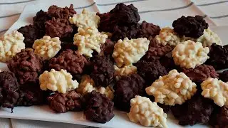 🍫✔MAS DE 50 ROQUITAS DE 3 CHOCOLATES EN UNOS MINUTOS Y CON POCOS INGREDIENTES 😍😋| El Dulce Paladar