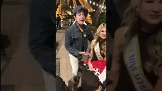 I sorta interviewed Jenna dykstraa when I was live streaming at Miss Universe 2024 in Mexico City