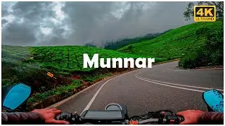 Riding Through the Clouds | Munnar Bike Ride on Honda CB350 RS  | 4K 🌿🏍️