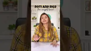 Reducing weight with roti/ chapati #ayeshanasir #weightloss #food