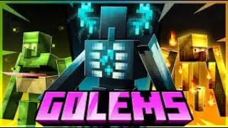 Minecraft Extra golem vs warden golem