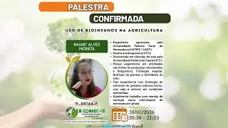 Palestra: Uso de bioinsumos na agricultura