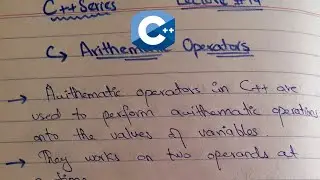 Arithmetic Operators in C/C++ | Types of arithmatic operators in C++