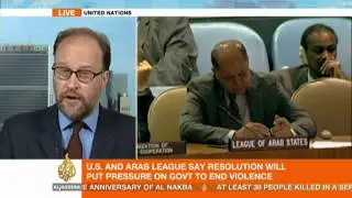 James Bays discusses UN resolution on Syria