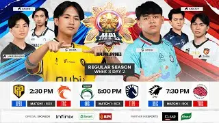 🔴 LIVE | MPL PH S16 | FILIPINO - Week 3 Day 2