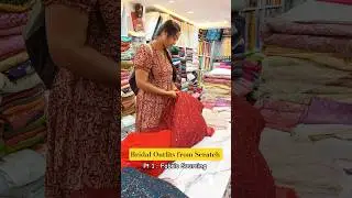 Fabric Sourcing in Sowcarpet🛍️#chennai#sowcarpet#outfitfromscratch#bride#chennaishopping#mintstreet