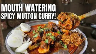 Goat Head Curry Recipe | Authentic Spicy Mutton Head Masala | Easy Indian Goat Head Curry