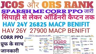 || OROP3 REVISION BASIC & OROP2 REVISION BASIC  PRE 2006  POST 2006  HAV NBSUB NK SEP MACP NBSUB ||