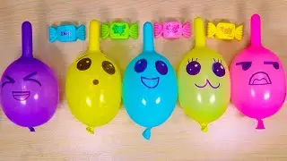 Making Slime With Cute Doodle Balloons - Slime Putty | Relaxing Satisfying Slime Video. #14