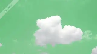 White clouds VFX Green Screen Best Video 56