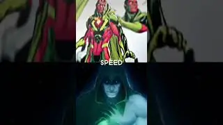 WHO IS STRONGER | HOI VISION VS OVERSOUL SPECTRE | #dc dc #vision #comics #dccomics #shorts