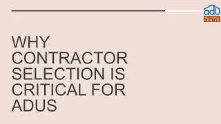 Expert Tips for Selecting a Reliable ADU Contractor | Free ADU Webinar