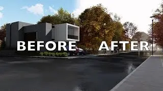 LUMION 8 BEFORE/AFTER Render Tutorial Modern House#5