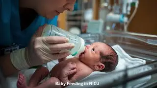 || CUTE BABY FEEDING IN NICU || HOW TO FEED A NEWBORN BABY ||