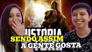 REACT SESSÃO SPOILER - A HISTÓRIA DE GOD OF WAR: CHAINS OF OLYMPUS | SIDÃO DO GAME