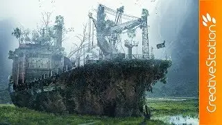 Dead- Ship - Speed art (#Photoshop) | CreativeStation