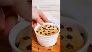 Gooey Cookie Dough Baked Oats #recipe #healthy #shorts