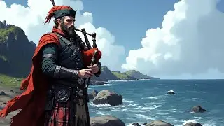 The call of the sea 🌊 🏴󠁧󠁢󠁳󠁣󠁴󠁿 Scotland Bagpipe Vibe 🎶 Music for Inspiration and Focus 💫
