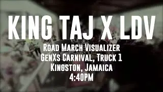 Carnival In Jamaica 2025 | Road March 'Visualizer' | GenXs | Soca & Dancehall Live | King Taj X LDV