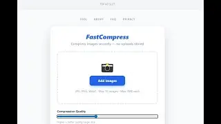Finally! A Private Image Compressor That Doesn't Store Your Data